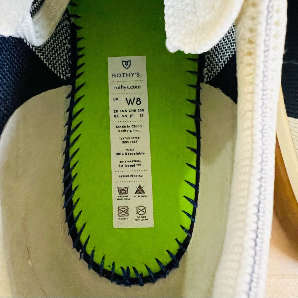 - Rothy's Lace Up Sneaker - Picture 10 of 10